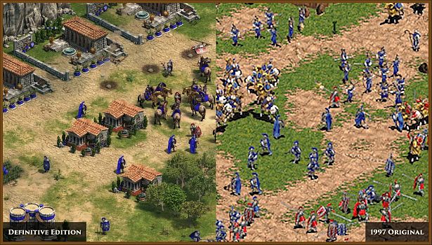Age of Empires - Aperçu de l'amélioration des graphismes